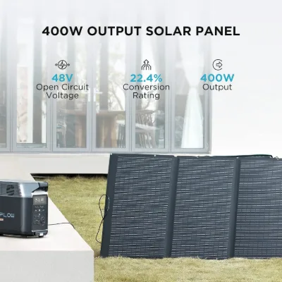 EcoFlow Panel Solar Portátil de 400W