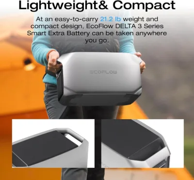 EcoFlow DELTA 3 Plus con Batería Adicional Inteligente